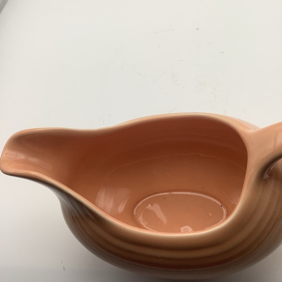 Vintage Fiesta Apricot Gravy /Sauce Boat - Picture 6 of 8